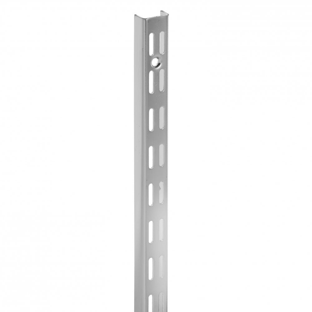 Chrome & Oak Twin Slot Shelving Kit - H1980mm - 6 Shelves