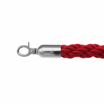 1.5m Barrier Rope - Red Twisted Rope