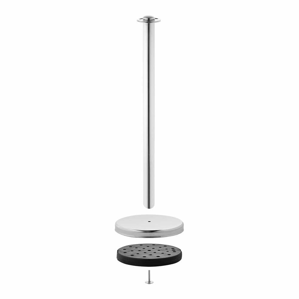 Barrier Post - Brushed Stainless Steel Post for Rope Barriers