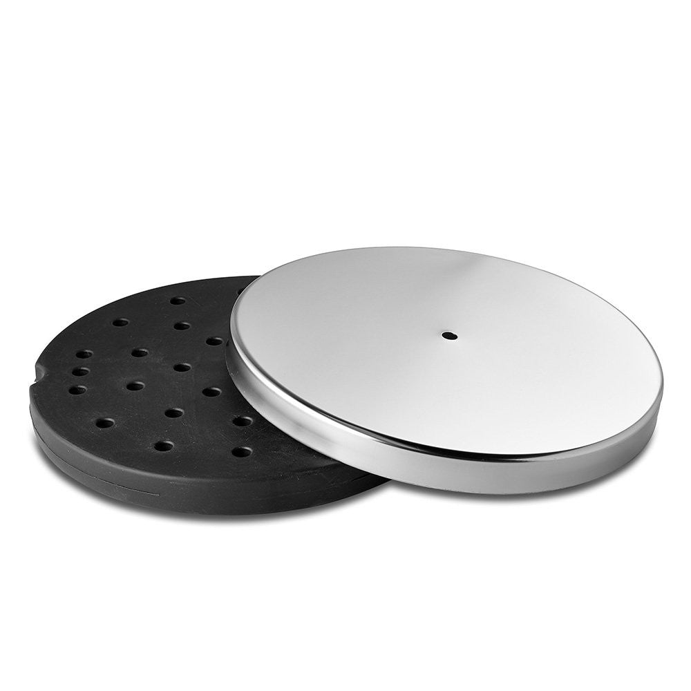 Pair of Retractable Belt Barriers - Brushed Stainless Steel Posts with Black Belts