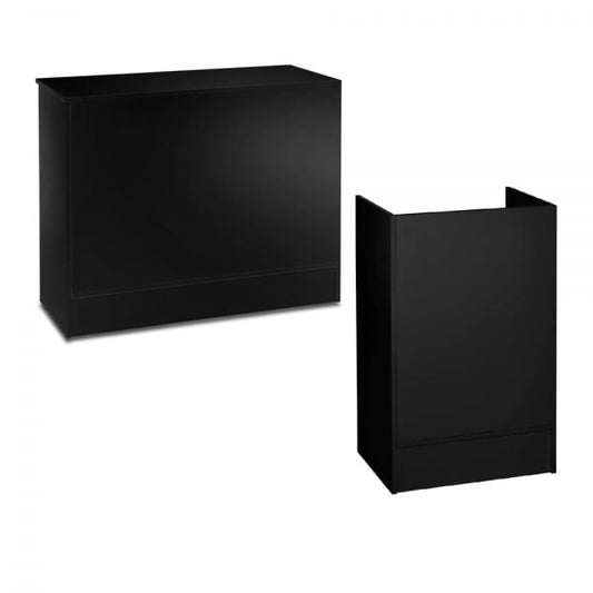 Black Shop Counter and Till Unit Bundle - Silhouette Range