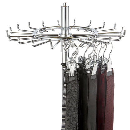 Chrome Revolving Tie And Belt Rail