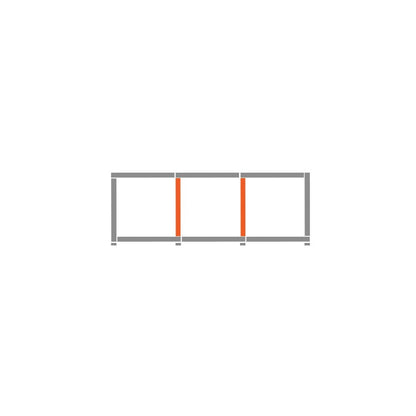 Cube Shelving Storage Unit - 3 x 1