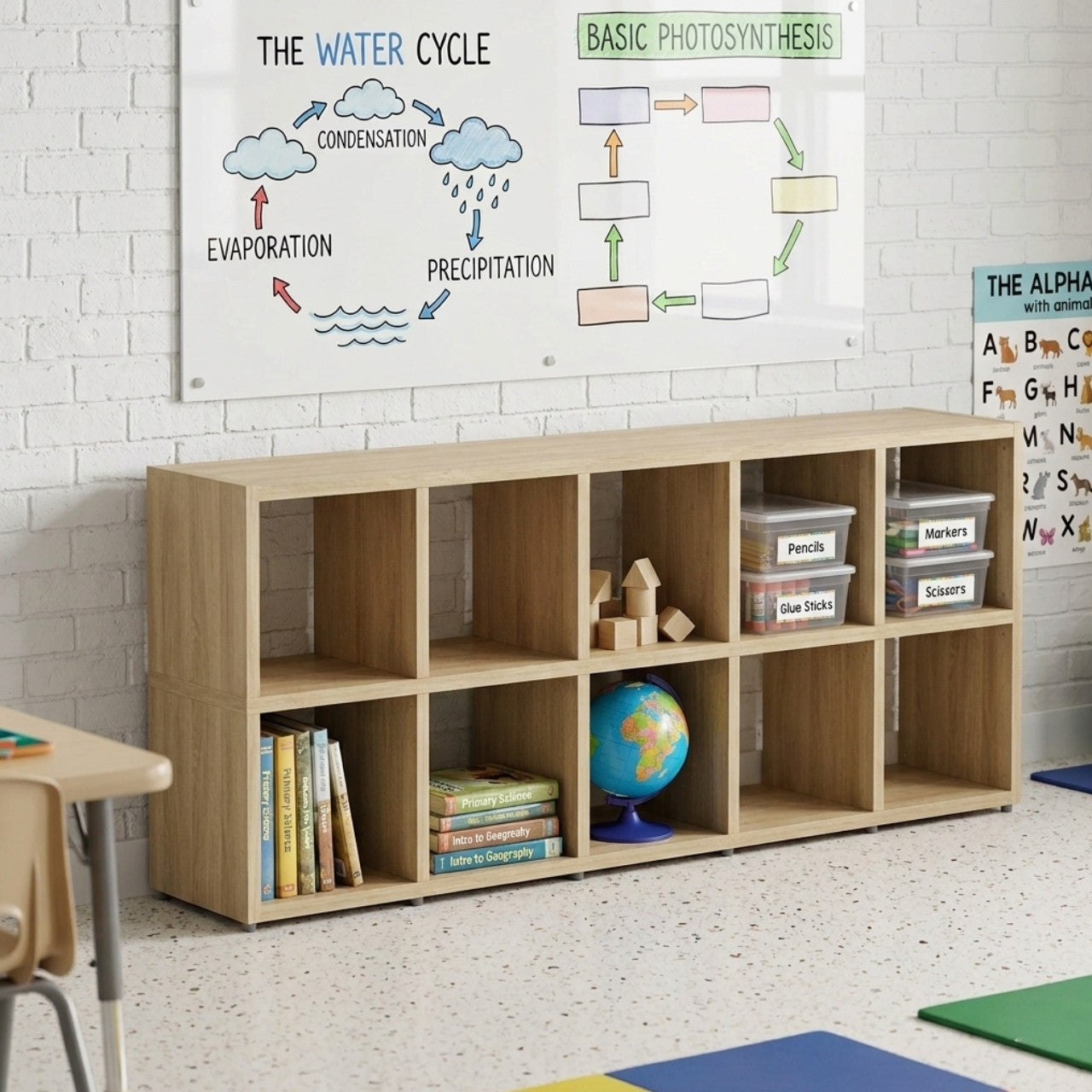 Cube Shelving Storage Unit - 6 x 2