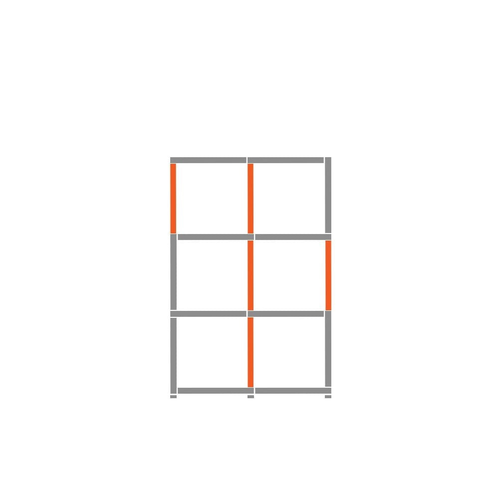Cube Shelving Display & Storage - 2 x 3