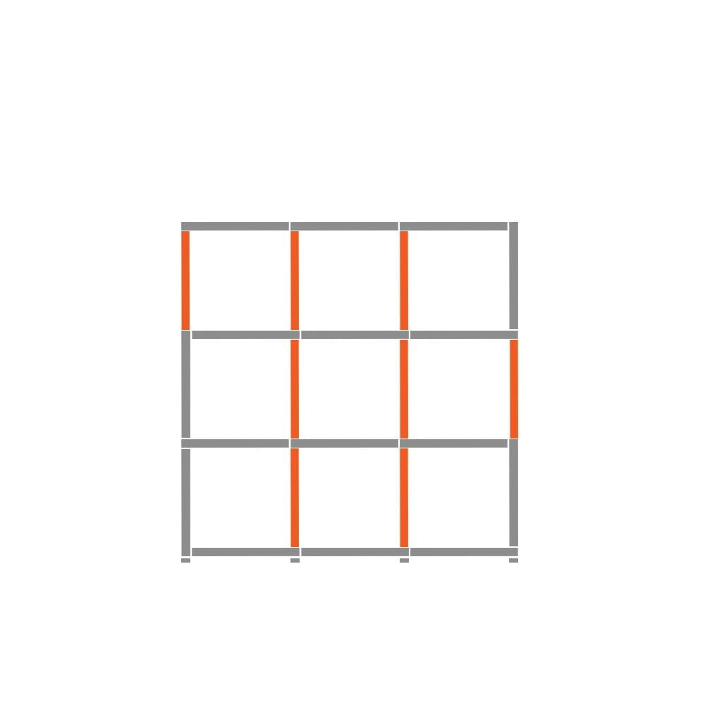 Cube Bookcase & Storage Unit - 3 x 3