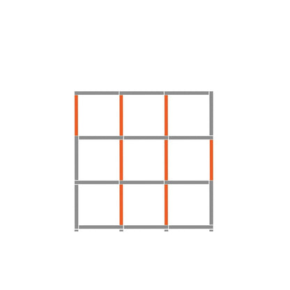 Cube Bookcase & Storage Unit - 3 x 3