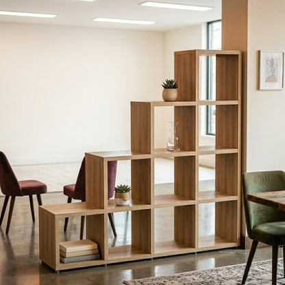 Cube Stepped Shelving Display & Storage - 4 x 4