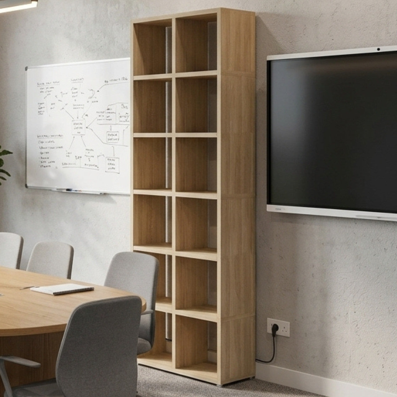 Cube Shelving Display & Storage Unit - 2 x 6