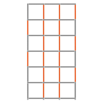 Cube Bookshelf Display Unit - 3 x 6