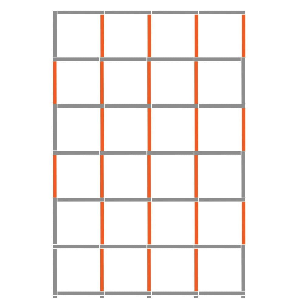 Cube Shelving Display & Storage Unit - 4 x 6