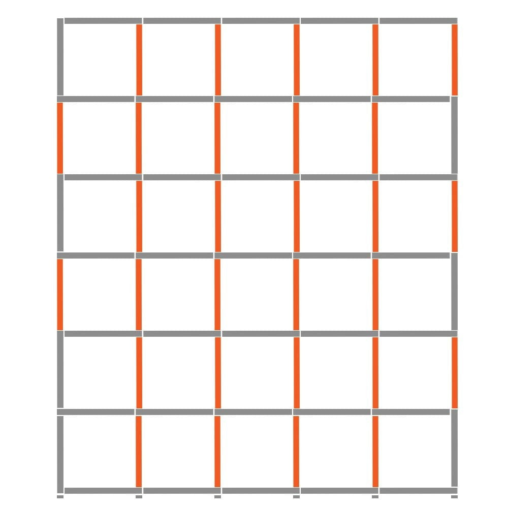 Cube Shelving Display & Storage Unit - 5 x 6