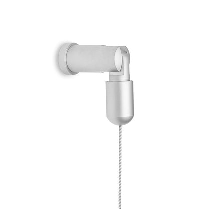 Satin Wall-Mounted Cable Kit - 4m Cable and Brackets