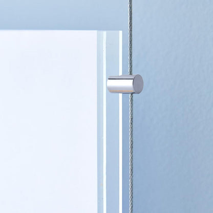 Chrome Single Panel Clip - 3mm Capacity