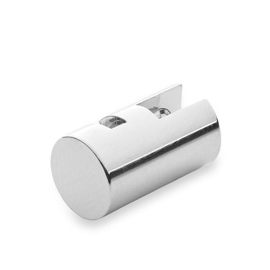 Chrome Single Panel Clip - 3mm Capacity