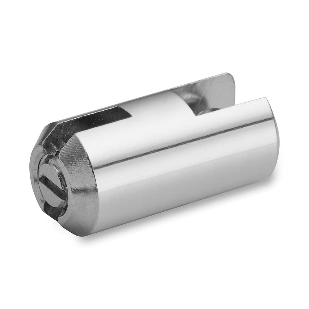Chrome Single Panel Clip - 6mm Capacity