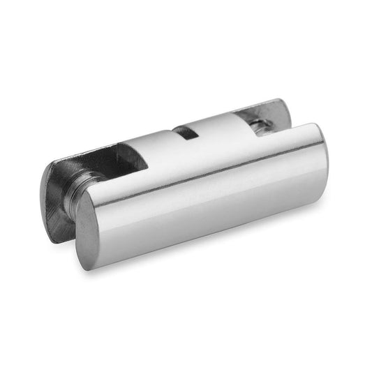 Chrome Double Panel Clips - 6mm Capacity