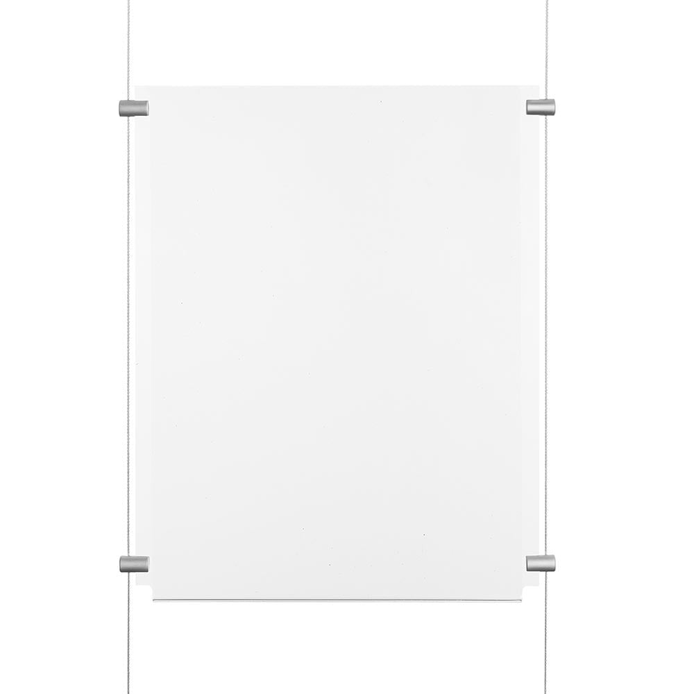 Satin Single Panel Clip - 4mm Capacity