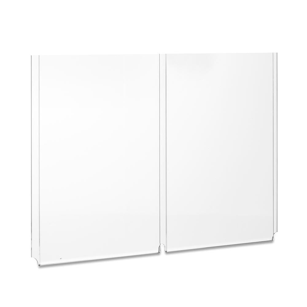 Double Pocket Easy Access Poster Holder - A4 Portrait Ceiling-to-Floor