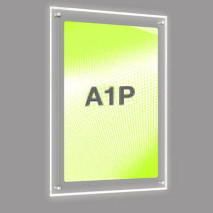 Accent Bevelled Edge LED Light Panel Wall-Mounted Kit - A1 Portrait