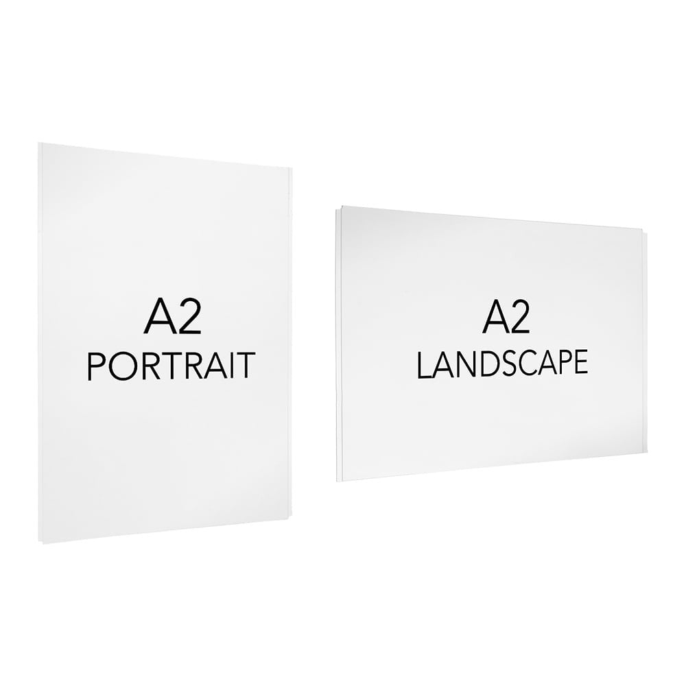Easy Access Poster Holder - A2 - Cable or Wall-Mounted