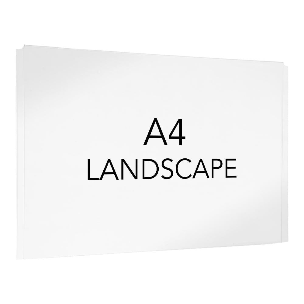 Easy Access Poster Holder - A4 - Cable or Wall-Mounted