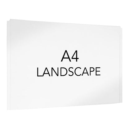Easy Access Poster Holder - A4 - Cable or Wall-Mounted