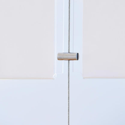 Chrome Wall-Mounted Cable Display Kit - A2 Landscape