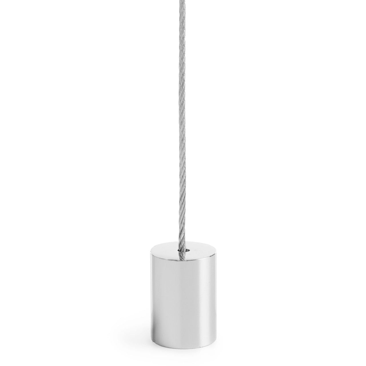 Chrome Ceiling-to-Floor Cable Display Kit - A4 Portrait