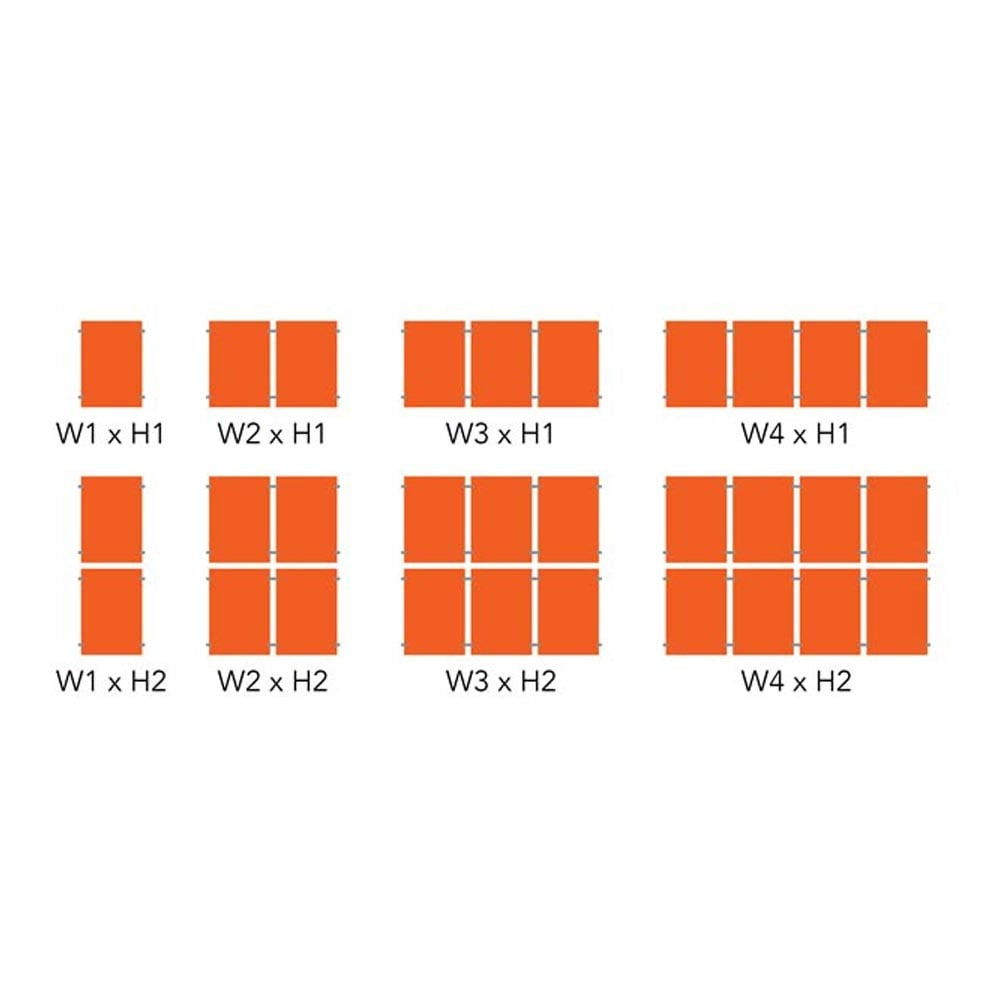Chrome Ceiling-to-Floor Cable Display Kit - A2 Portrait
