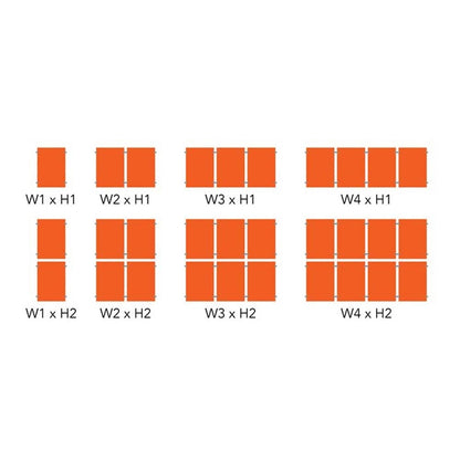 Chrome Ceiling-to-Floor Cable Display Kit - A2 Portrait