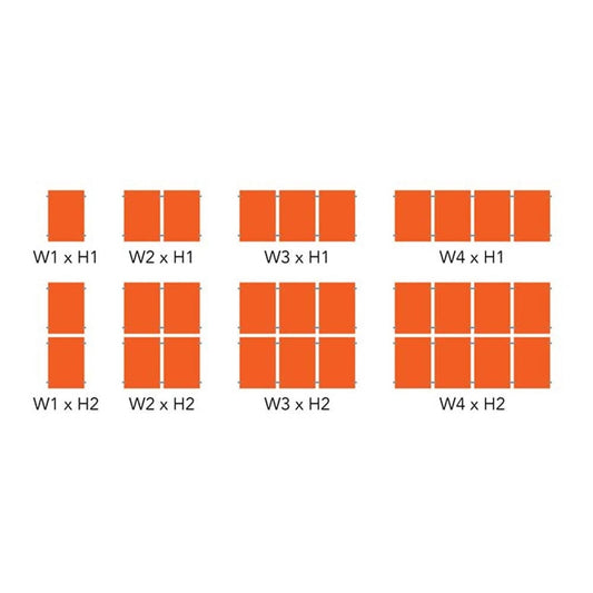 Chrome Ceiling-to-Floor Cable Display Kit - A2 Portrait