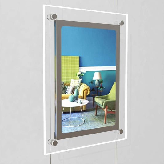 Accent Bevelled Edge LED Light Panel Cable Kit - A4 Portrait