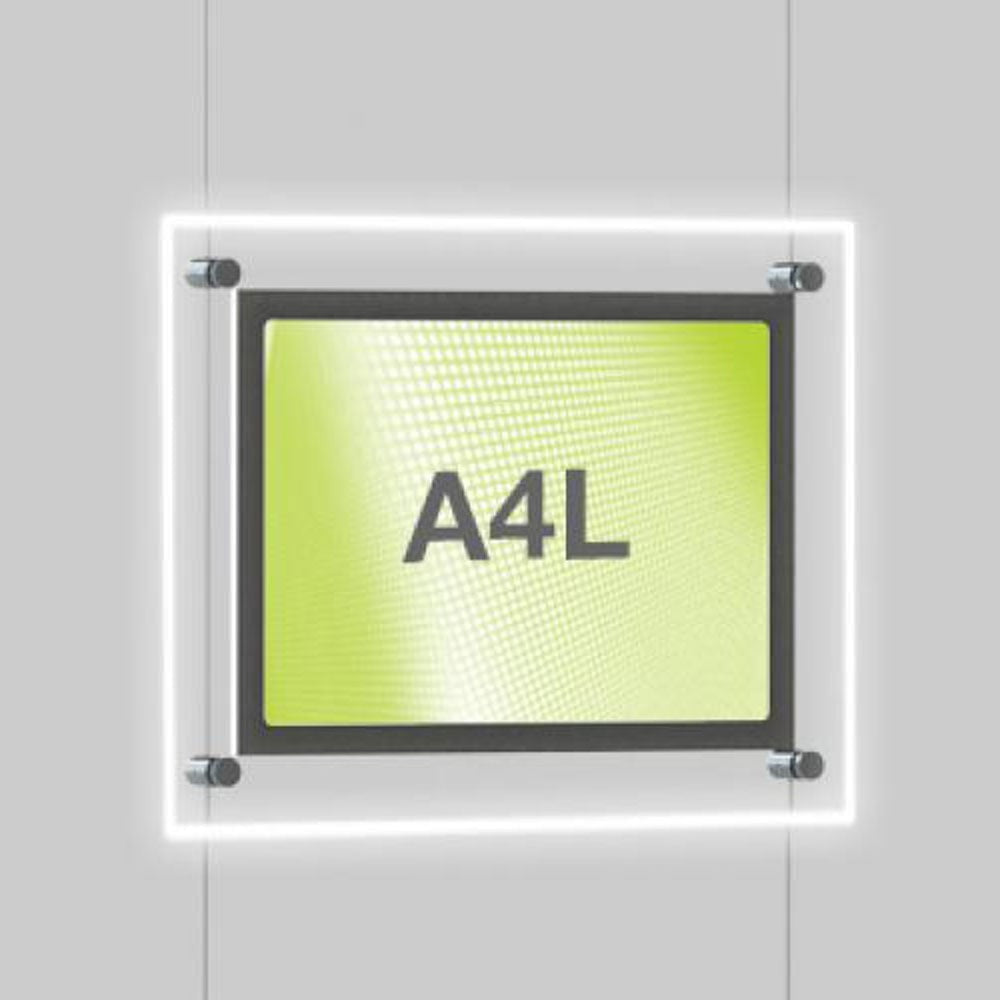 Accent Bevelled Edge LED Light Panel Cable Kit - A4 Landscape