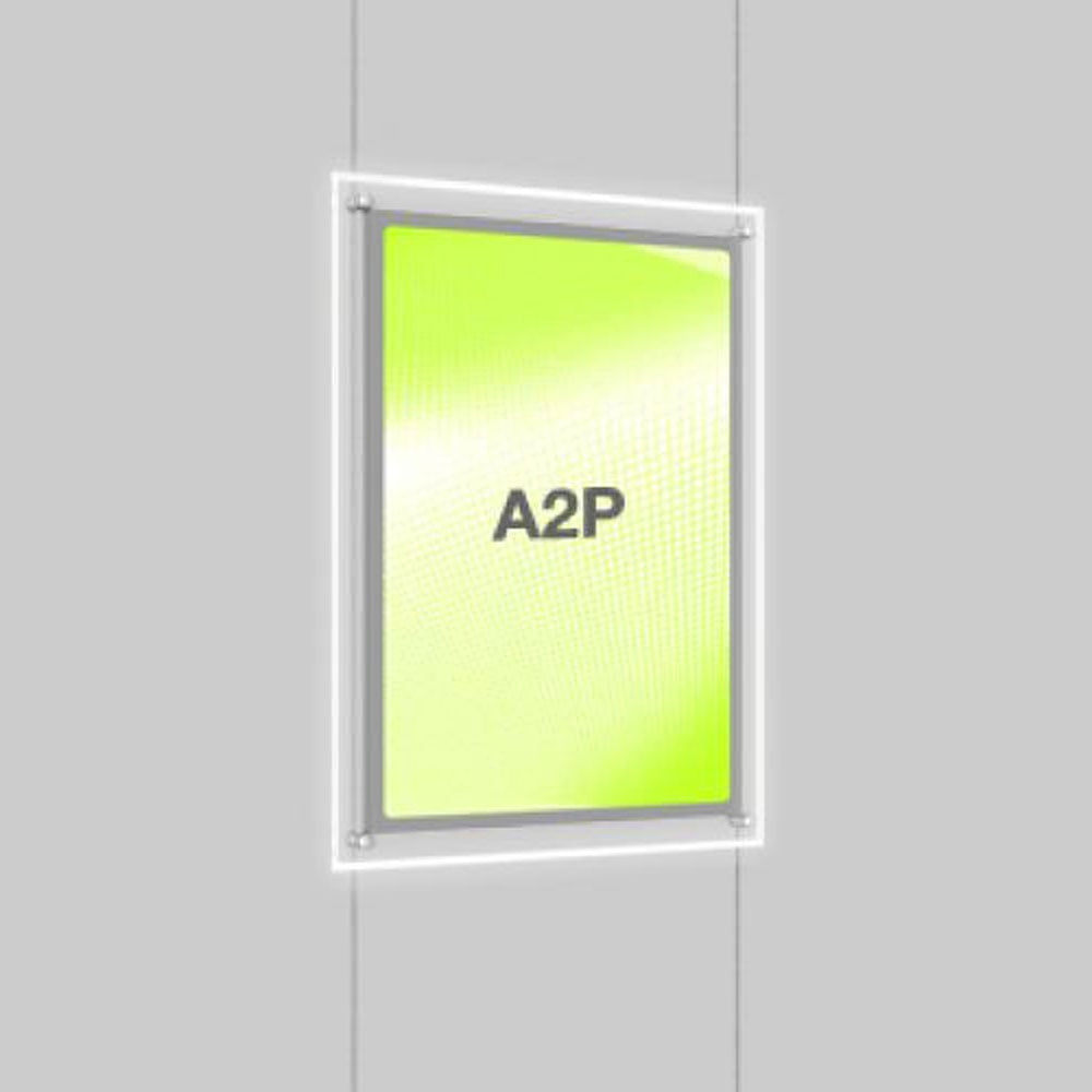 Accent Bevelled Edge LED Light Panel Cable Kit - A2 Portrait