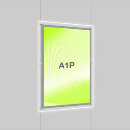 Accent Bevelled Edge LED Light Panel Cable Kit - A1 Portrait