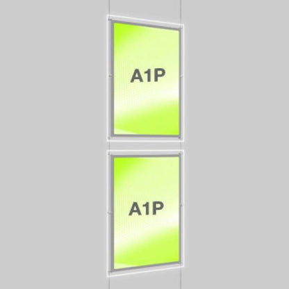 Accent Bevelled Edge LED Light Panel Cable Kit - A1 Portrait