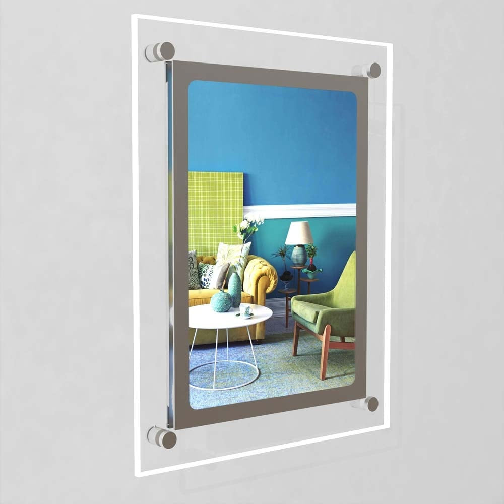 Accent Bevelled Edge LED Light Panel Wall-Mounted Kit - A4