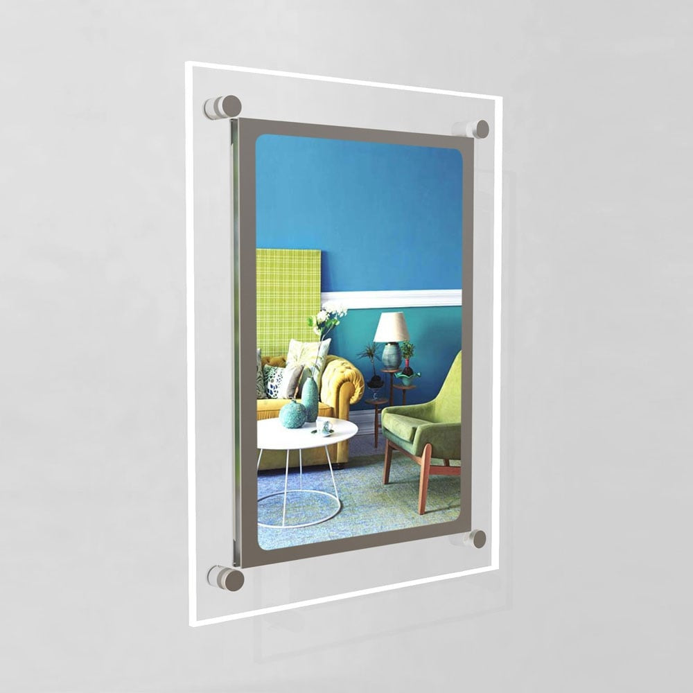 Accent Bevelled Edge LED Light Panel Wall-Mounted Kit - A3