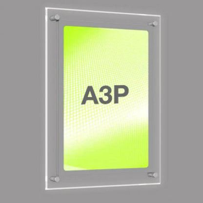 Accent Bevelled Edge LED Light Panel Wall-Mounted Kit - A3