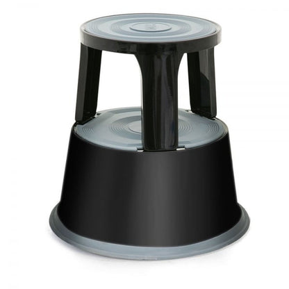 Black Metal Kick Step Stool