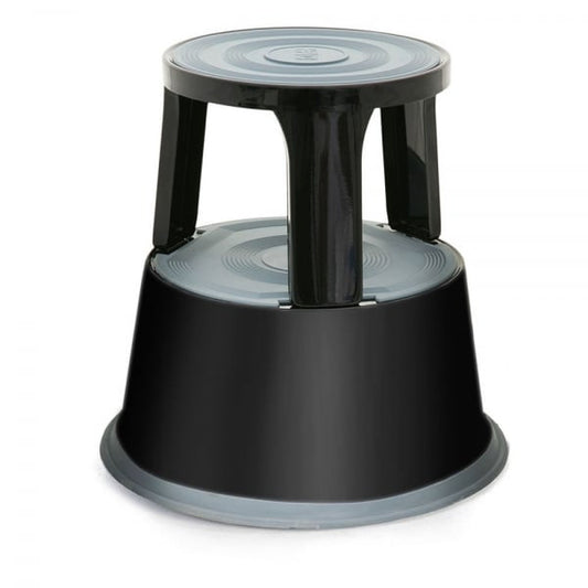 Black Metal Kick Step Stool