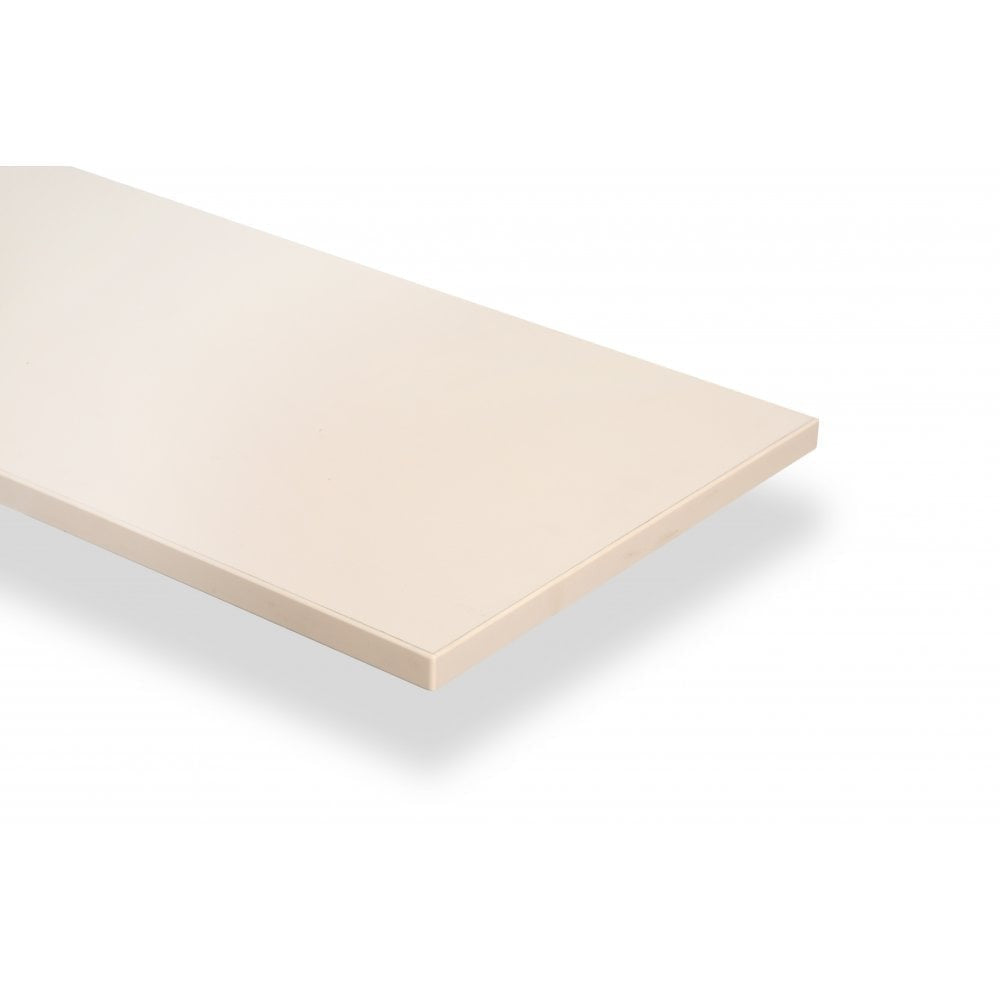 Cream Wooden Shelf Board - W600 x D300mm - 18mm Thick