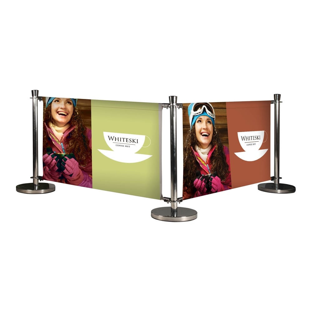 PVC Deluxe Screen for  Cafe Barriers - Single Sided Graphics