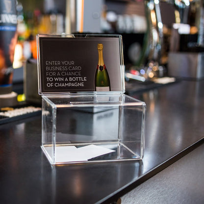 Clear Acrylic Suggestion Box With Small Insert
