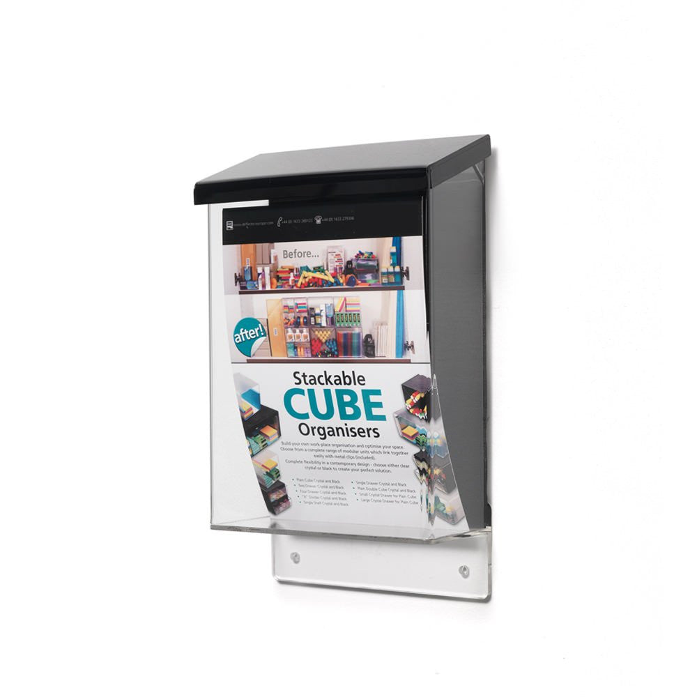 Outdoor Brochure Dispenser With Lid - A5