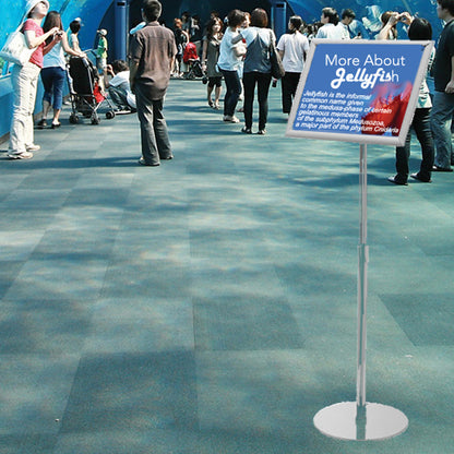 Superior Image® Bevelled-Edge Floor-Standing Sign Holder - A4