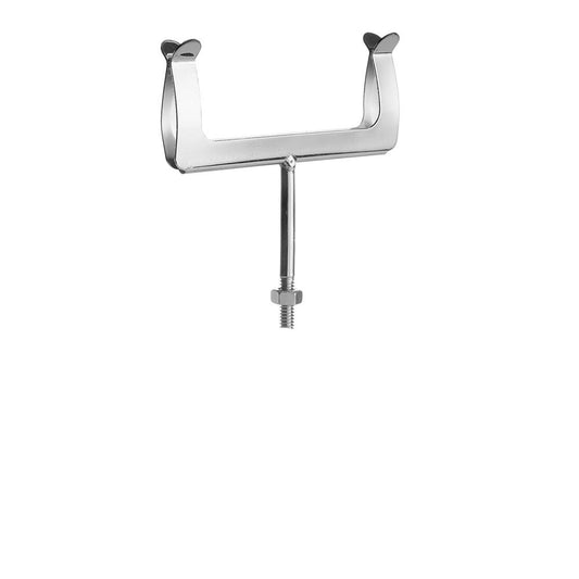 Chrome Screw-In Card Holder For Clothes Rails