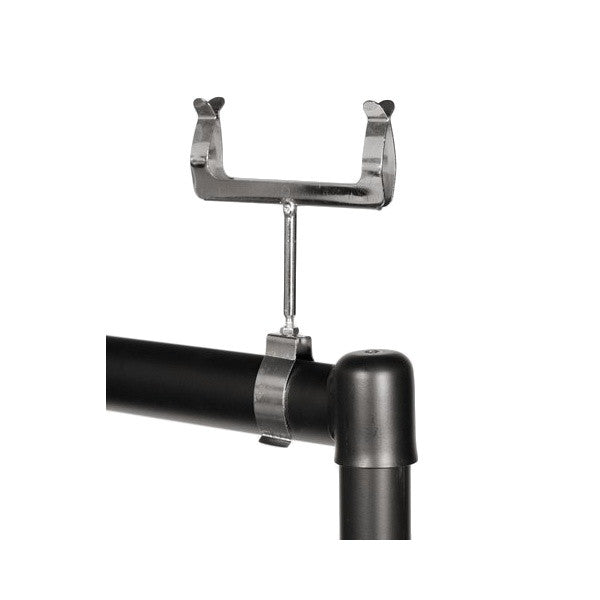 Chrome Clip-on Card Holder For Heavy Duty Clothes Rail