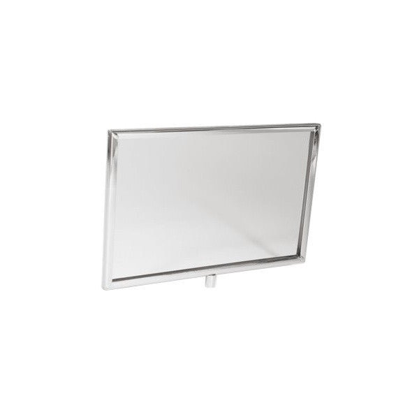 Chrome Sign Holder For Clothes Rail Display Stands